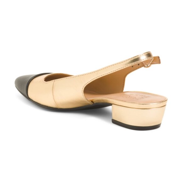 NATURALIZER PREMIUM Leather Banks Slingback Pumps - Picture 2 of 3